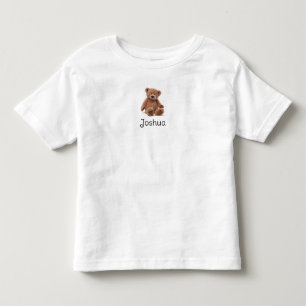 Teddy bear toddler t-shirt personalized