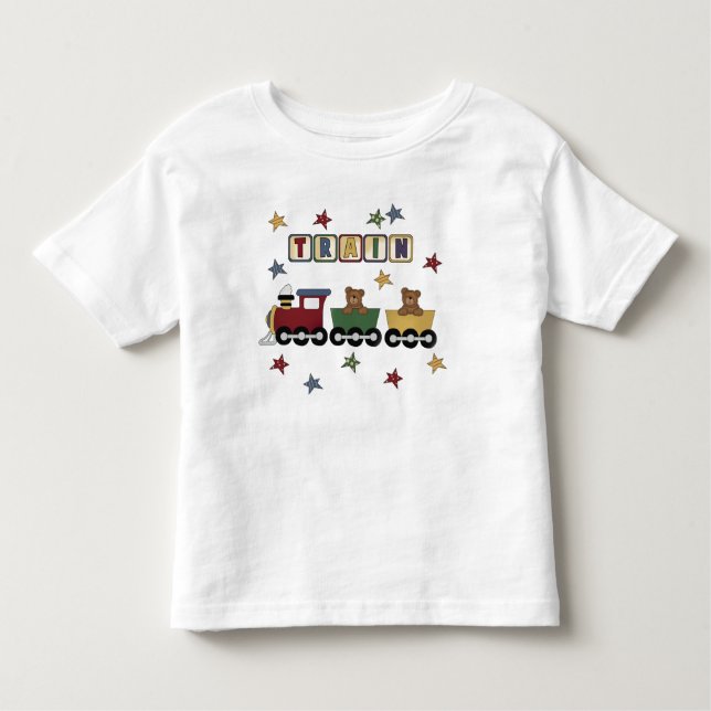 Teddy Bear Train Tshirts and Gifts (Front)