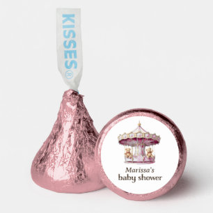 Teddy Bear Twin Girls Baby Shower Hershey®'s Kisses®