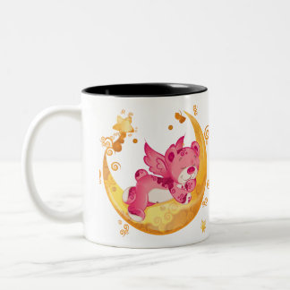 teddy bear Two-Tone coffee mug