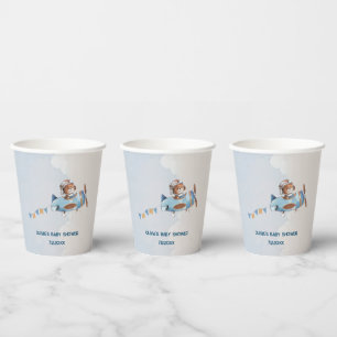 Teddy Bear, We can bearly wait paper cups