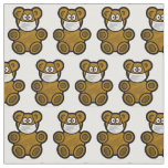Teddy Bear Wearing Face Mask fabric