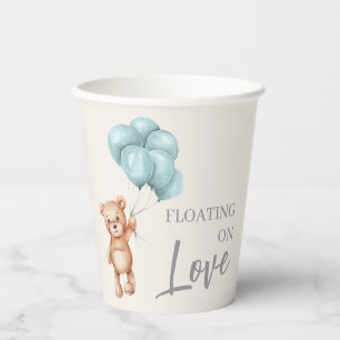 Teddy Bear with Balloons Paper Cups