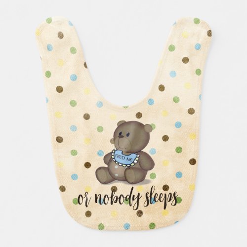 Teddy Bear With Bib