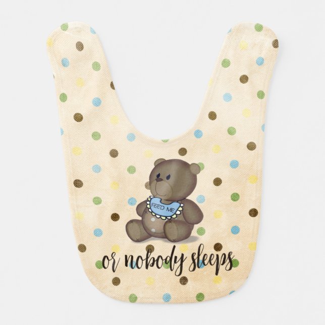 Teddy Bear With Bib (Front)