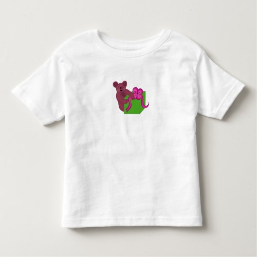 Teddy Bear with Green Present Toddler T_shirt