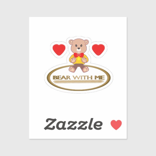 Teddy Bear With Me Sticker (Sheet)