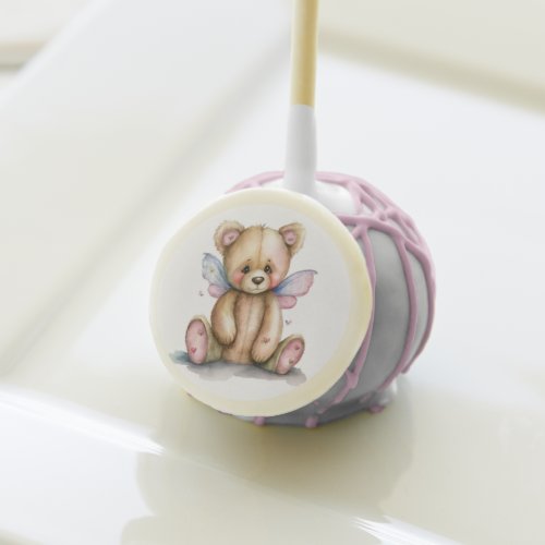 Teddy Bear with Wings Baby Shower Cake Pops