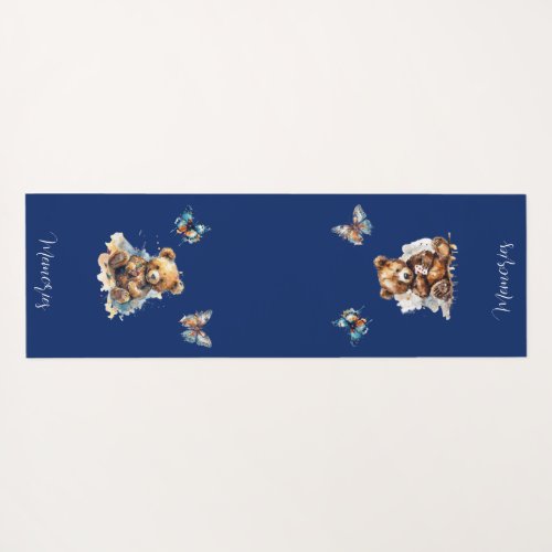 Teddy Bears and Butterflies _ Memories Yoga Mat