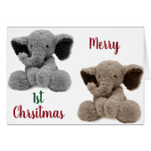 TEDDY BEARS AND LOVE ON YOUR 1st CHRISTMAS = BABY (Front Horizontal)