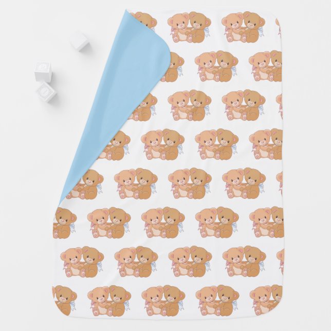Teddy Bears Baby Blanket (In Situ)