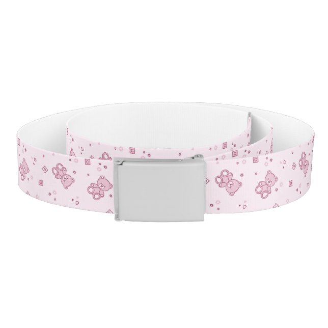 Teddy bears background Pink Belt (Coil)