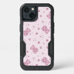 Teddy bears background Pink iPhone 13 Case