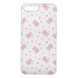Teddy bears background Pink iPhone 8 Plus/7 Plus Case