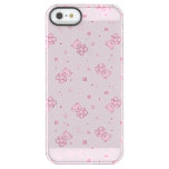 Teddy bears background Pink Permafrost iPhone SE/5/5s Case