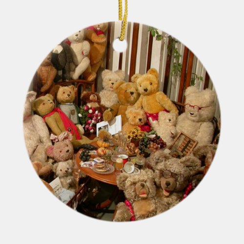Teddy Bears Collectors Paradise Ceramic Ornament