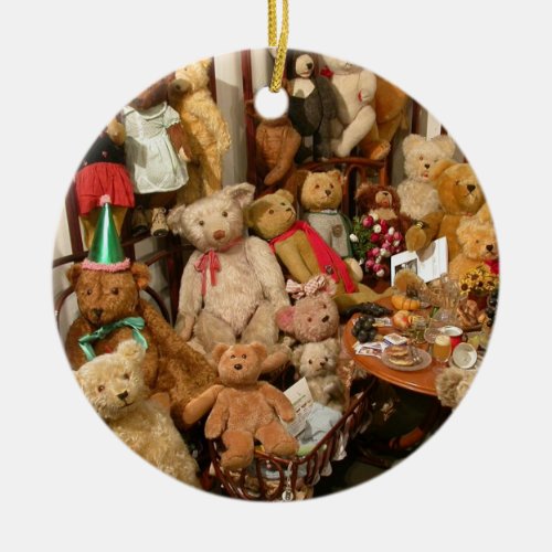 Teddy Bears Collectors Paradise Ceramic Ornament