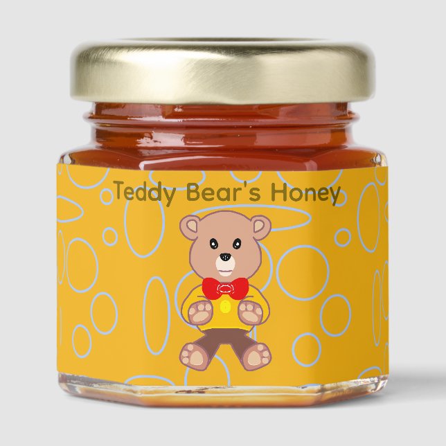 Teddy Bear's Honey Jar Favors (Front)