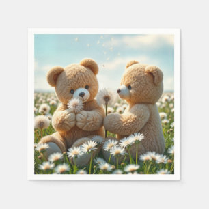 Teddy Bears In a Summer Field Napkins