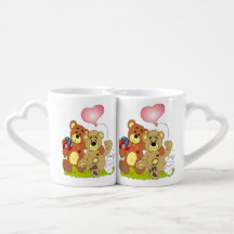 teddy bears in love