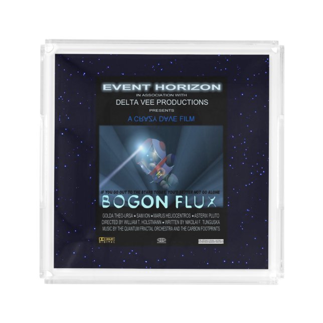 Teddy Bears In Space Acrylic Tray (Front)