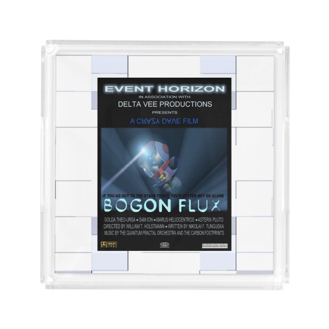 Teddy Bears In Space Acrylic Tray (Front)