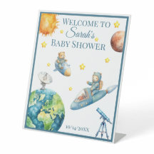 Teddy Bears in Space Baby Shower