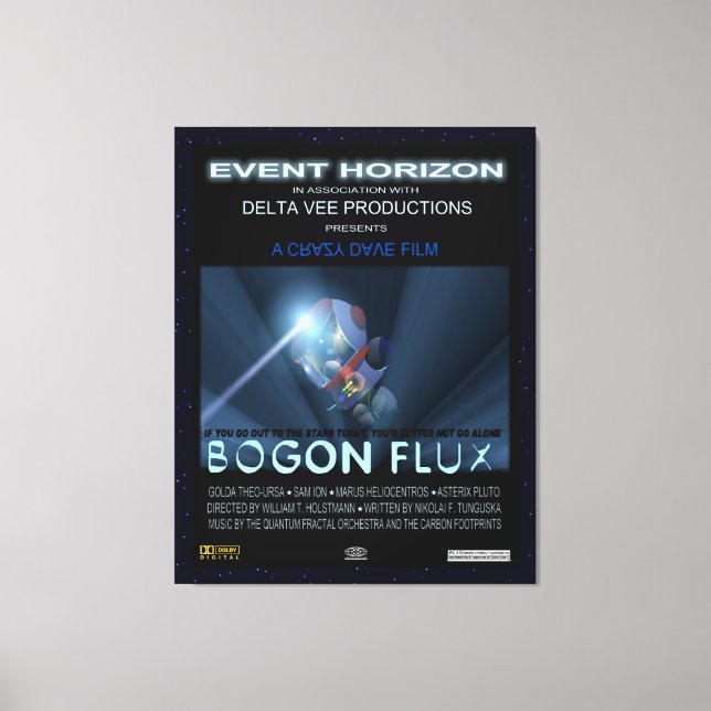 Teddy Bears In Space Canvas Print (Front)