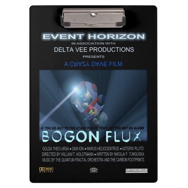 Teddy Bears In Space Clipboard (Front)