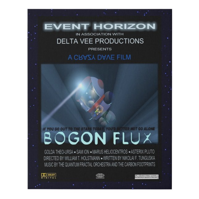 Teddy Bears In Space Faux Canvas Print (Front)