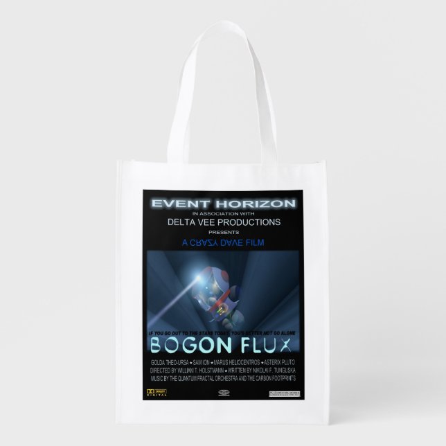 Teddy Bears In Space Grocery Bag (Front)