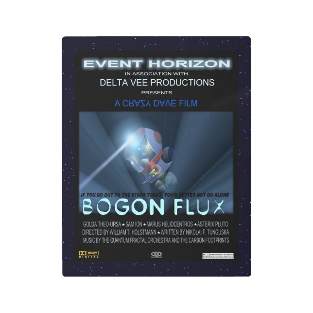 Teddy Bears In Space Metal Print (Front)