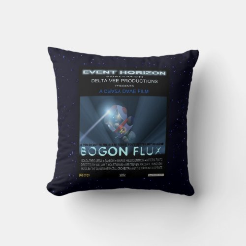 Teddy Bears In Space Throw Pillow