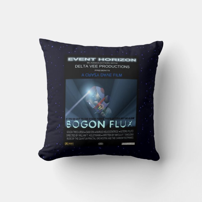 Teddy Bears In Space Throw Pillow (Front)