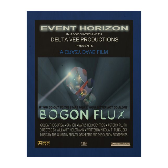 Teddy Bears In Space Wood Wall Art (Front)