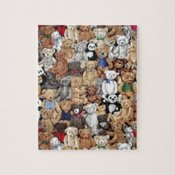Teddy Bears Jigsaw Puzzle by thecoveredbridge at Zazzle