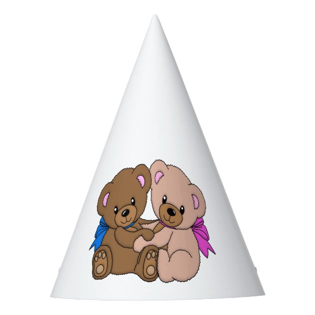 teddy bear party hats