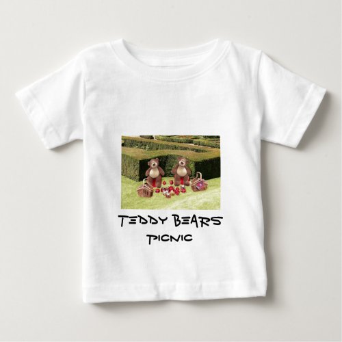 Teddy Bears Picnic Infants T_Shirt