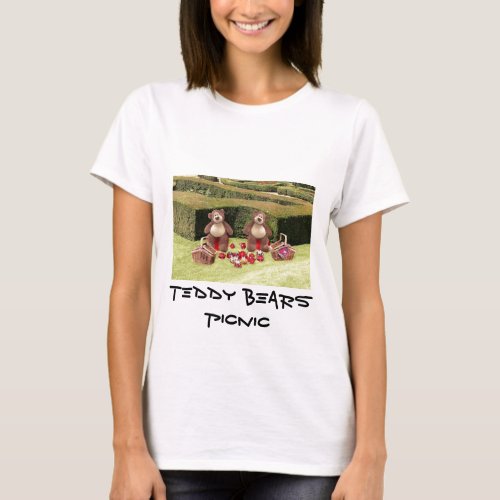 Teddy Bears Picnic Womans T_Shirt