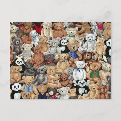 Teddy Bears Postcard