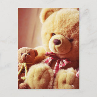 Teddy bears postcard