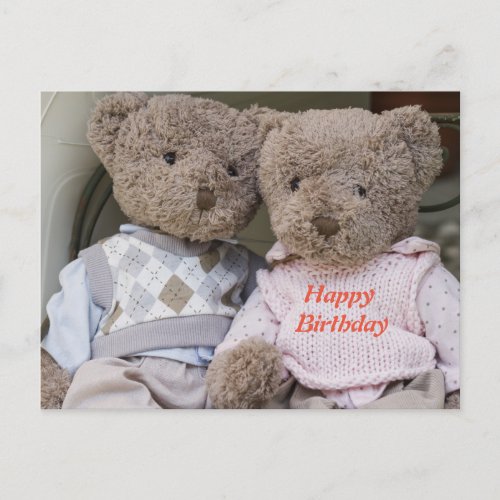 teddy bears postcard