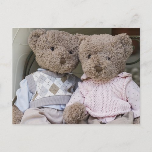 teddy bears postcard