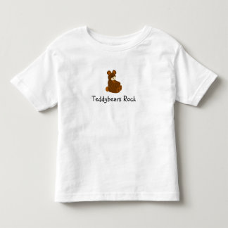 Teddy Bears Rock Toddler T-shirt