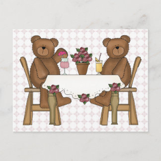 Teddy Bear's Time for Lemonade Postcard