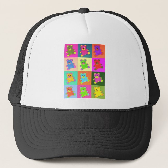 teddy bears trucker hat (Front)