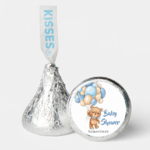 Teddy Boy Baby Shower -White Hershey®'s Kisses®