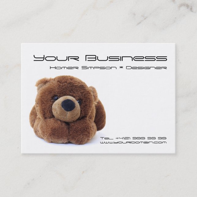 Teddy Business Card (Front)
