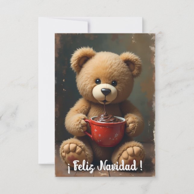 Teddy Christmas Card #4 (Front)
