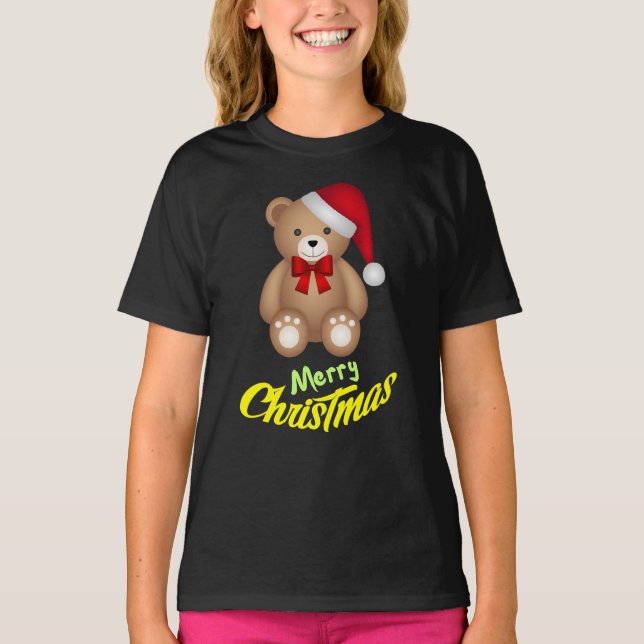 teddy christmas T-Shirt (Front)